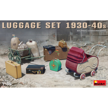 Diorama Akcesoria Luggage Set 1930-1940